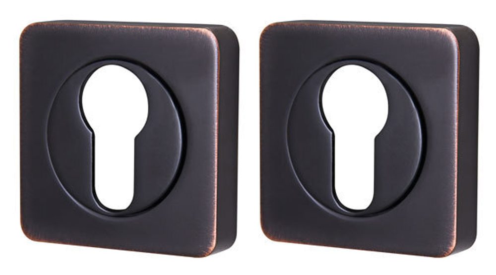 [ТОВАРА НЕТ В НАЛИЧИИ] Накладка на цилиндр Армадилло ET/SQ-21 ABL-18, цвет бронза темная (гарантия - 5 лет)