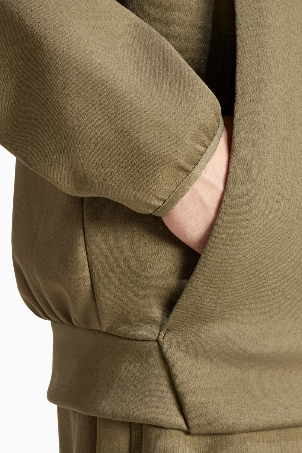 Кофта adidas Z.N.E. Full-Zip - зеленый