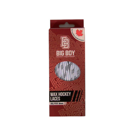 Шнурки для коньков BIG BOY Elite Line с пропиткой BB-LACES-EL-274WT длина 274 см