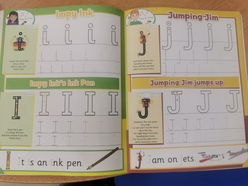 Sing-Along Handwriting Book
