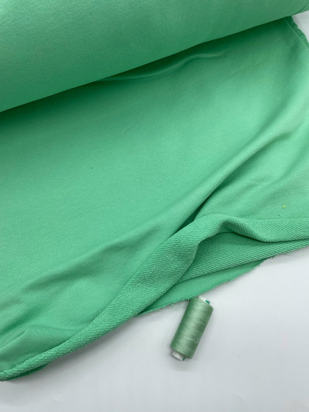 Футер 3 нитка петля Мята