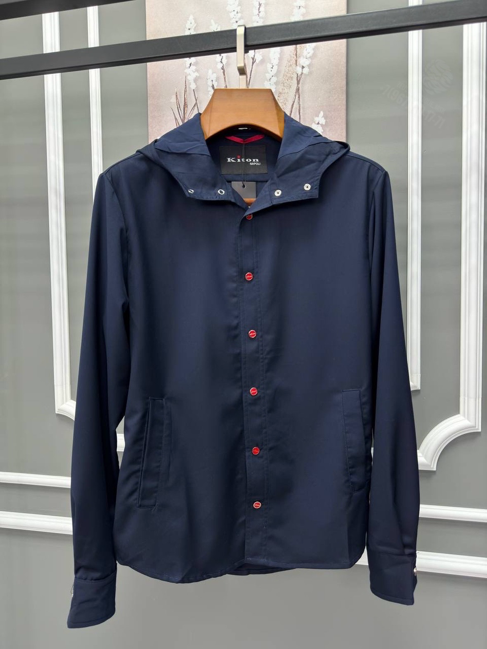 Рубашка с капюшоном Kiton