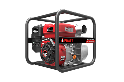 Мотопомпа A-iPower бензиновая для чистой воды AWP80