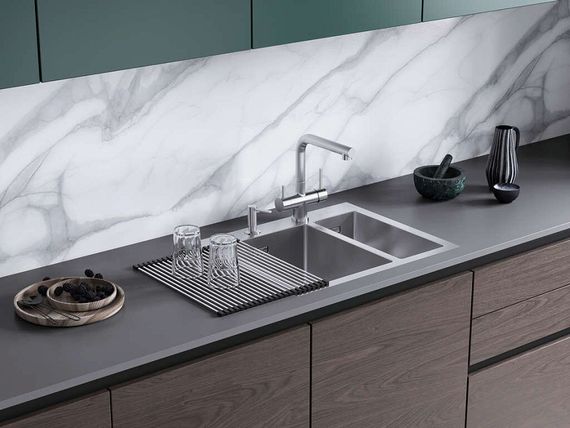 Мойка Akisame 60-2-IN-L нерж.сталь/нержавеющая сталь(арт.4993775)