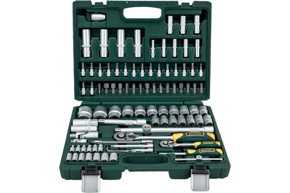 KRAFTOOL  X-Drive 94, 94 предм.(1/2"+1/4"), Универсальный набор инструмента (27883-H95)