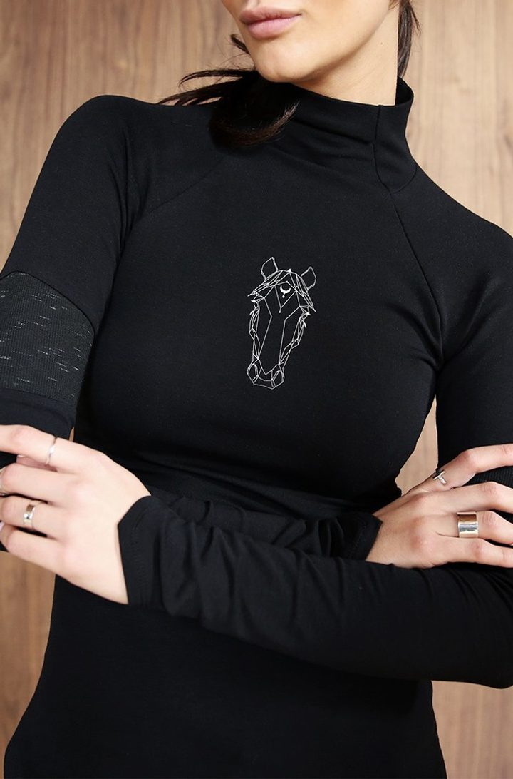 Водолазка «Moon Horse Black»