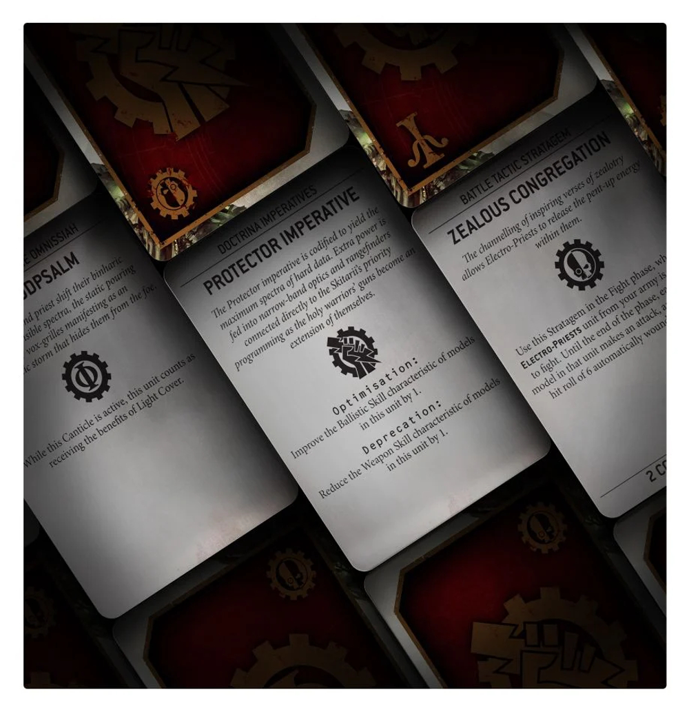 Datacards: Adeptus Mechanicus 9 редакции на английском языке