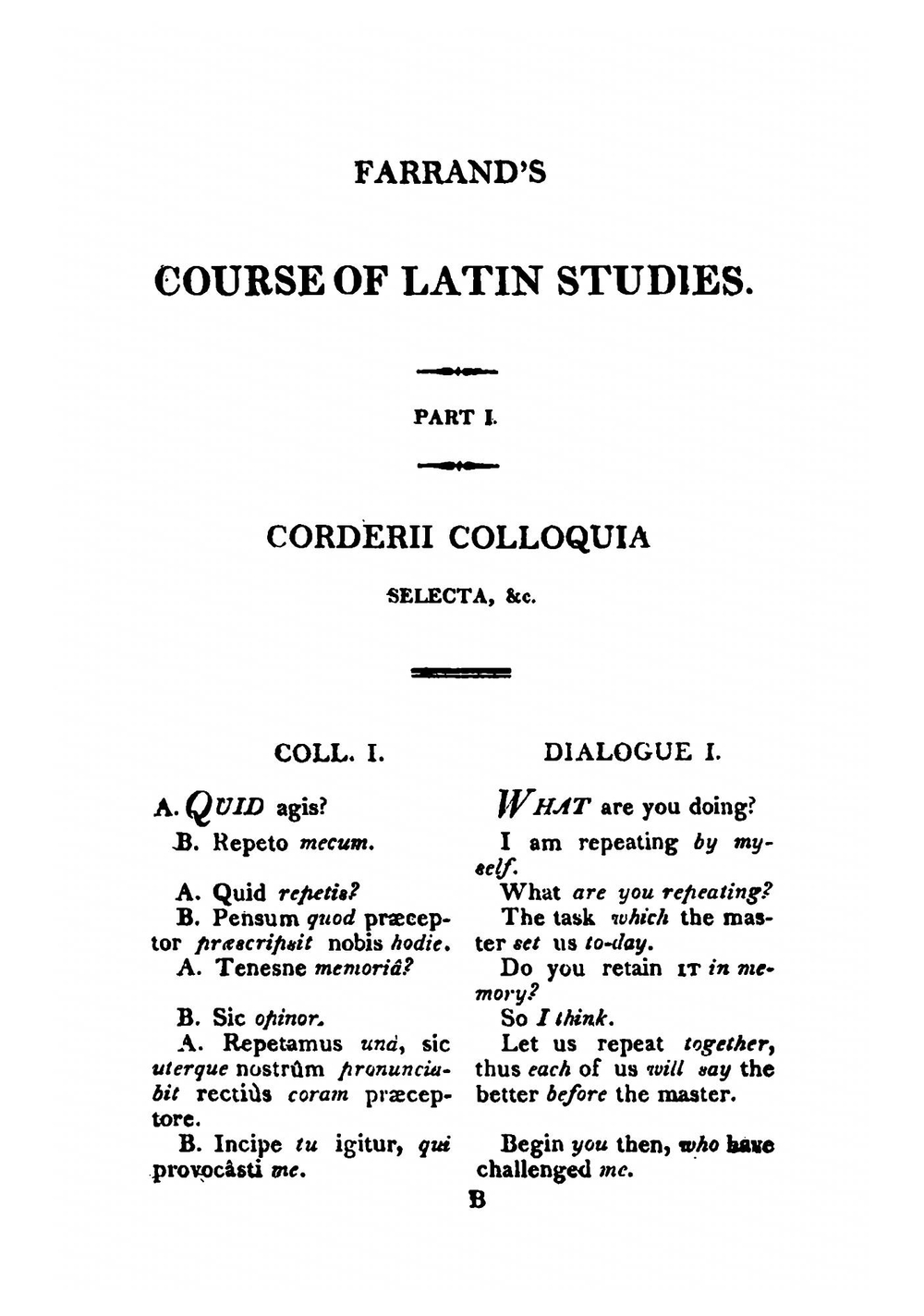 Farrand's Course of Latin Studies, Or, Classical Selections | William Powell Farrand
