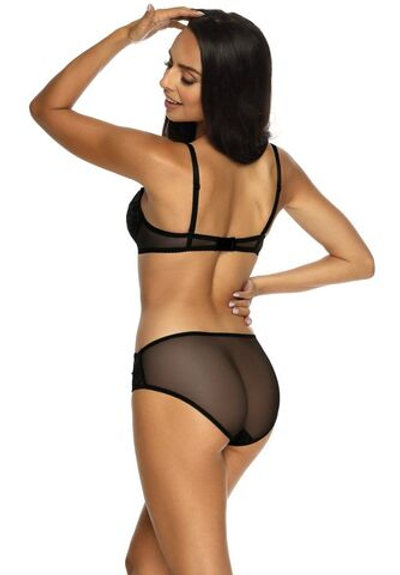 Эффектные кружевные трусики-слипы Benita (Размер: 36) (Цвет: черный)