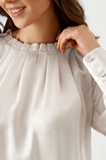 22792 Блузка женская (молочный)