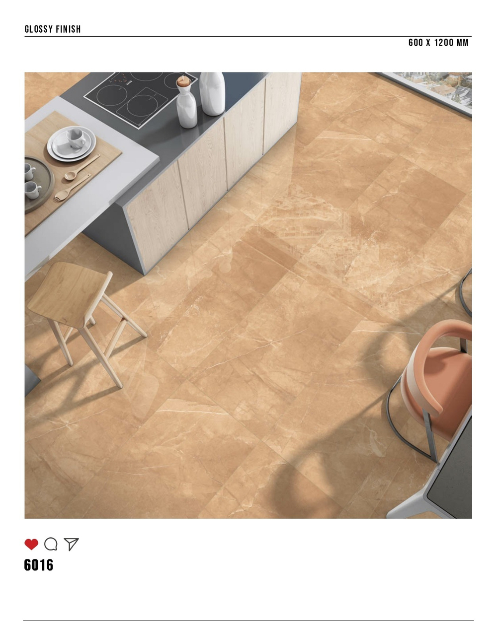 Керамогранит glossy №1 60х120, 6016
