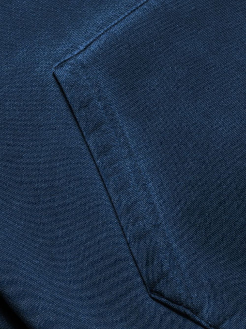 Худи Hardlunch garment dye синий