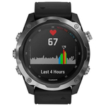 Умные часы Garmin Descent Mk2 стальные с черным ремешком 010-02132-10