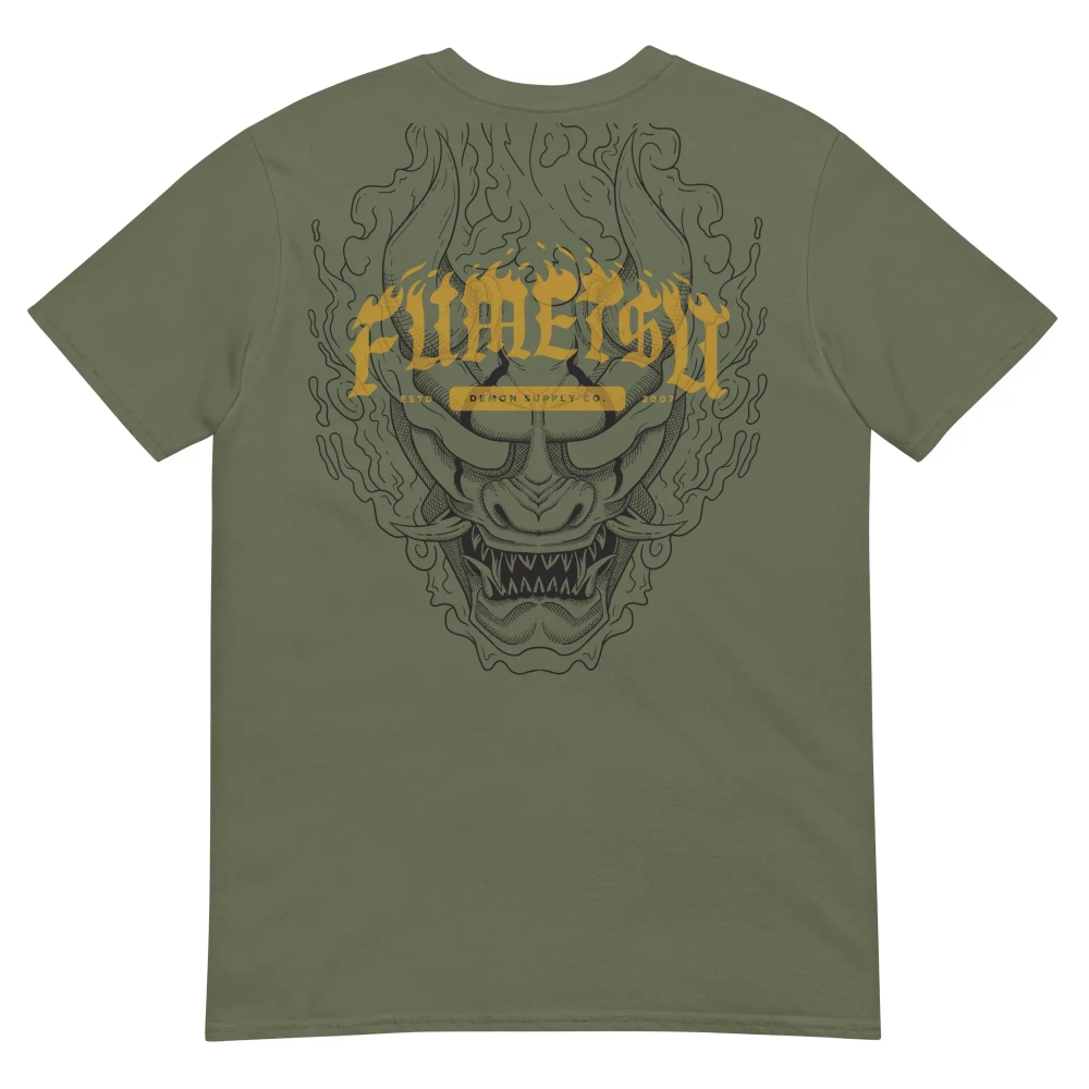 Футболка FUMETSU ONI DEMON хаки