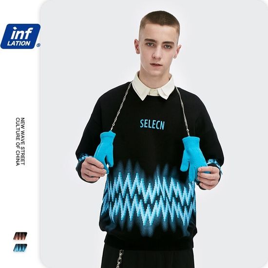 Свитшот INF Waves(blue)