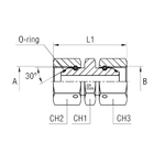 Соединение PSN BSP 3/8 - BSP 3/8