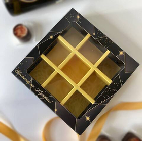 Коробка для 9 конфет “Настоящему мужчине”