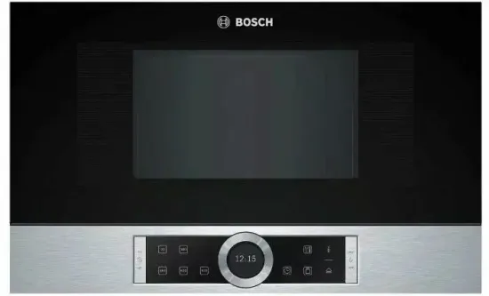 Микроволновая печь встраиваемая Bosch BFL634GS1, черный/серебристый