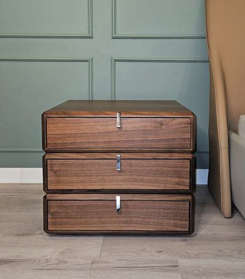 Тумбочка-столик Teorema, шпон ореха