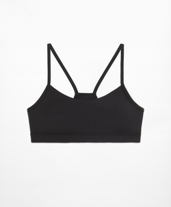 Oysho Спортивный бюстгальтер Comfortlux с низкой степенью поддержки, черный