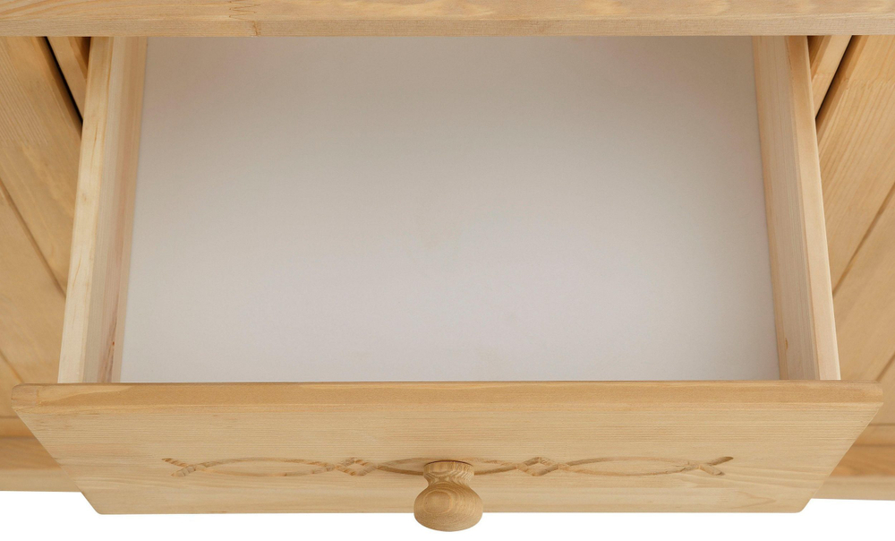 Комод из натурального дерева для одежды