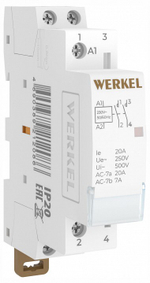Контактор одномодульный Werkel W941M20O