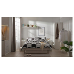 Комплект постельного белья IKEA BRUKSVARA (БРУКСВАРА), Белый с рисунком, 200х230 см