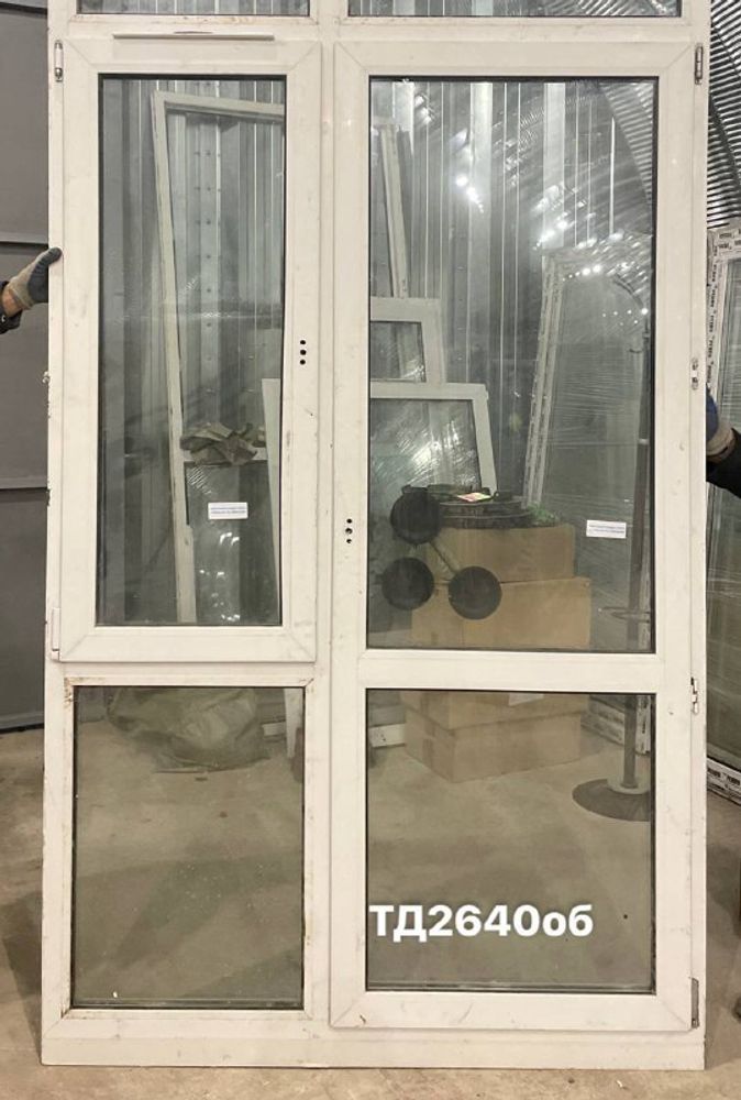 Дверь Пластиковая Б/У 222(в) х 144(ш) Балконная