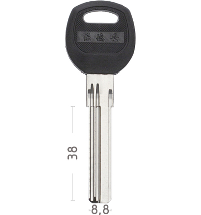 Заготовка вертикального ключа 12659 BAODEAN MLB 38мм 3п под бронь