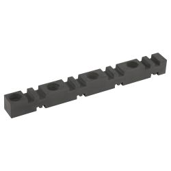 Изолятор шинный плоский ИШП ЭРА NO-224-166 4P (для шин 5/10 мм) длина 303 мм | Шинные изоляторы и шинодержатели