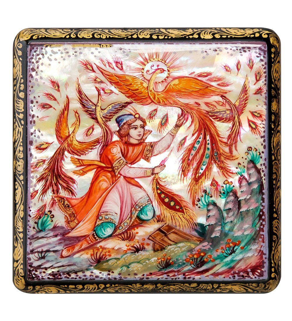 ШК-45/56 Шкатулка «Жар-птица» исп. Орлова