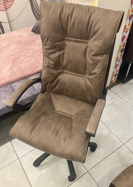 Кресло Фортуна-5 (15) нубук коричневый Мех качания п Директор