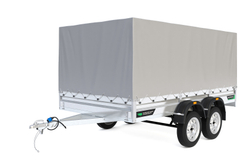 Тент + каркас на 2ос. прицеп 3519- 03 (05) прямой