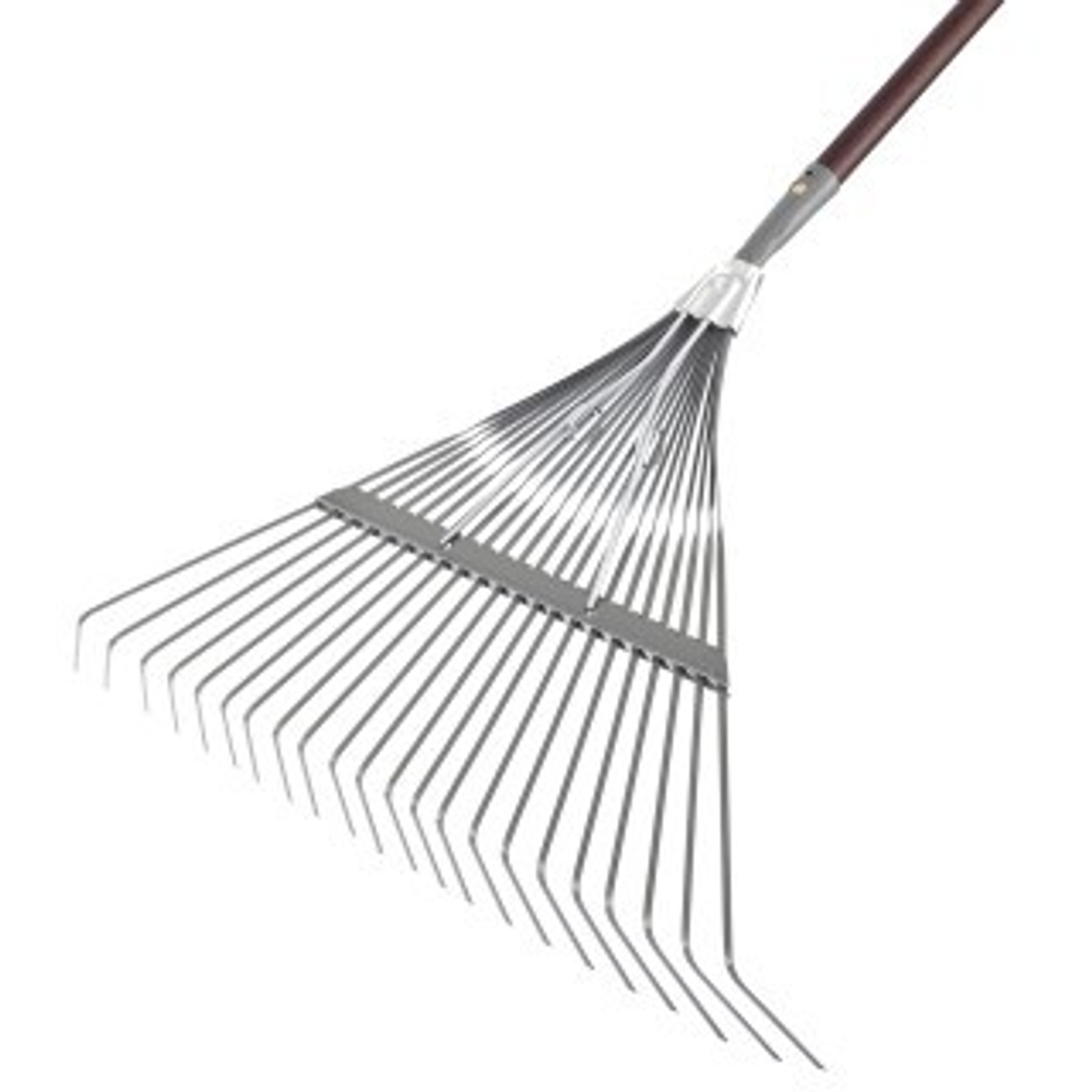 Грабли веерные стальные с черенком  PALISAD LUXE 61789