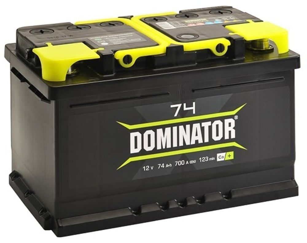 DOMINATOR 6СТ- 74 R (низкий) аккумулятор