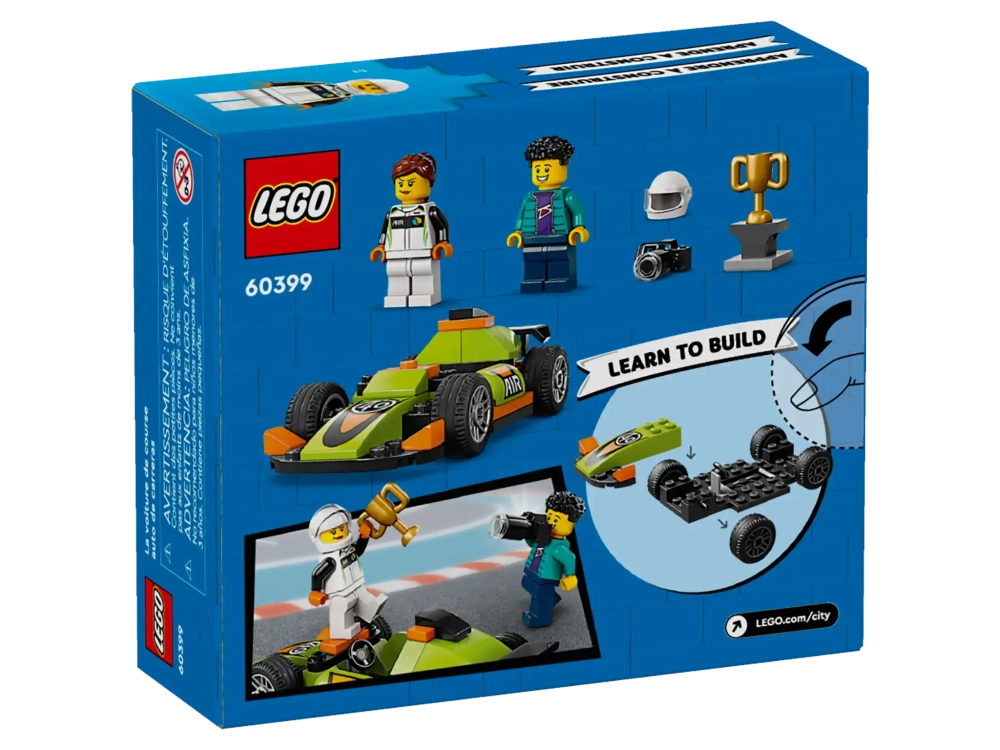 Конструктор LEGO City 60399 Зеленый гоночный автомобиль