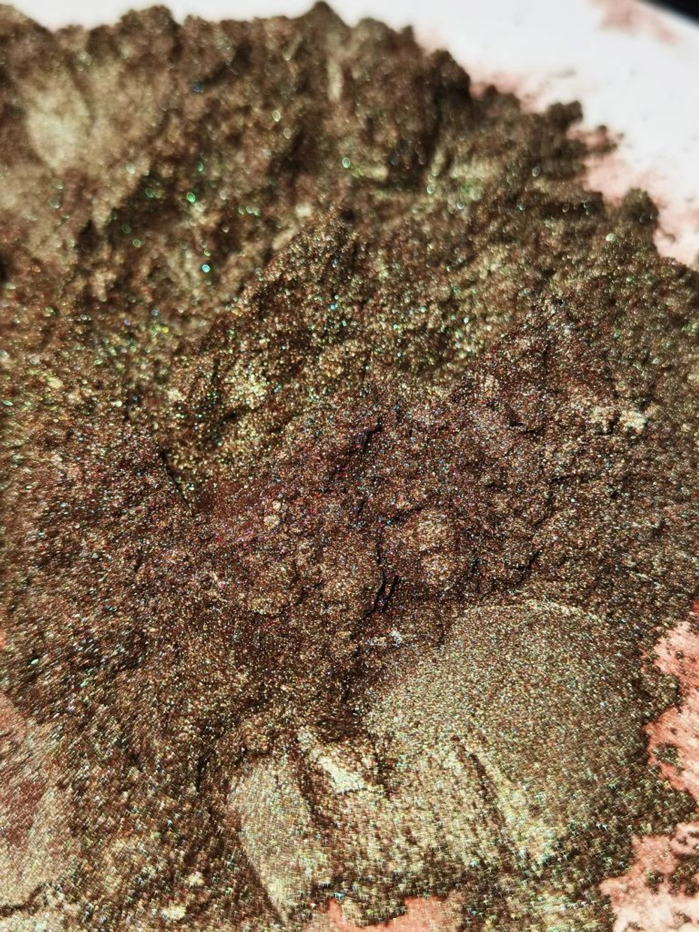 Премиум 8559 Медная бронза с зелёным - перламутровый сухой краситель