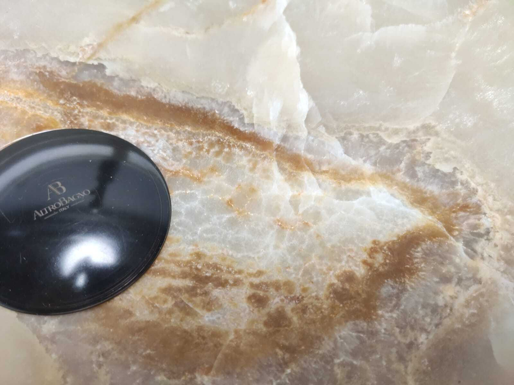 Раковина из оникса Bowl Yellow Premium BO-60910 45*45*17