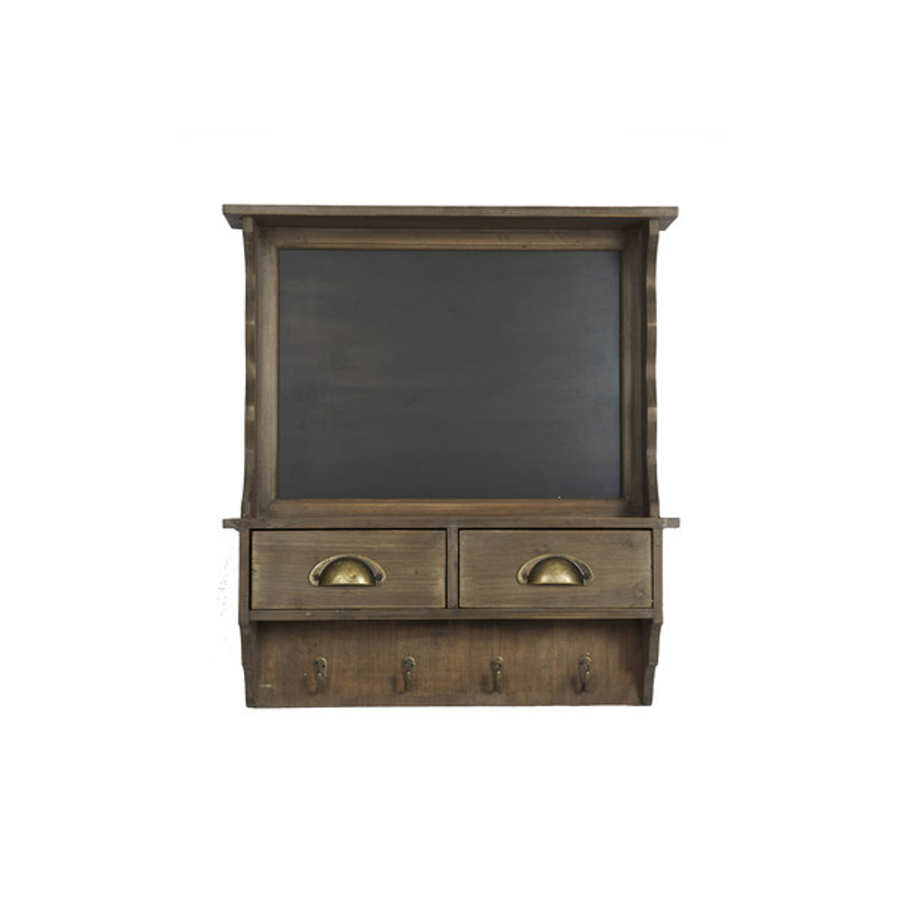 Полка с крючками в винтажном стиле 54 см [Арт. SEB12309]