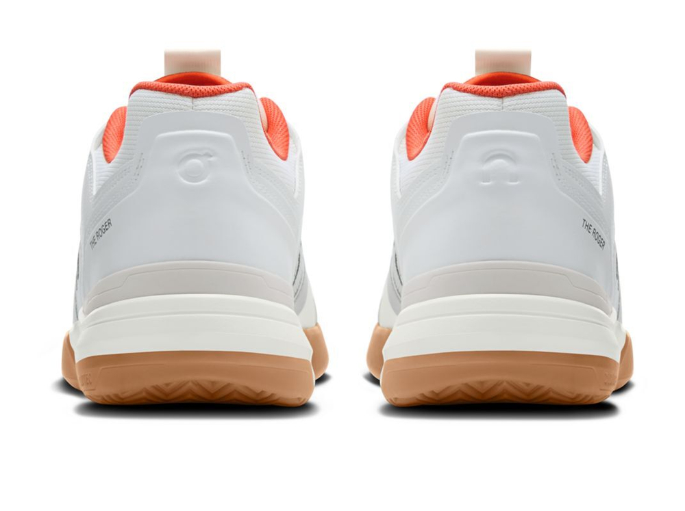 Мужские теннисные кроссовки On The Roger Clubhouse Pro - ivory/flame