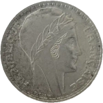 France, 20 Francs 1933 – "Turin" Series, XF
