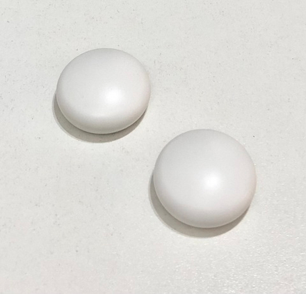 Наконечники Доминика Панама d20 мм, цвет белый