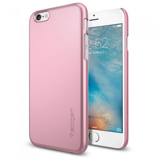 Spigen SGP Case Thin Fit for iPhone 6 / 6S Metallic Rose SGP11787