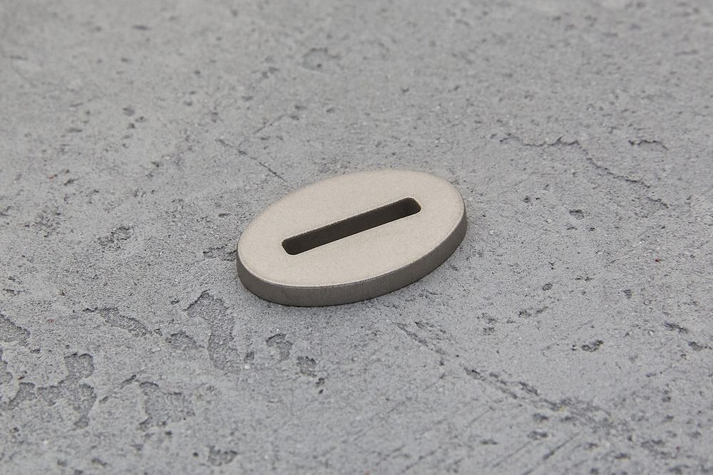 Больстер из титана 3мм, 30x20мм