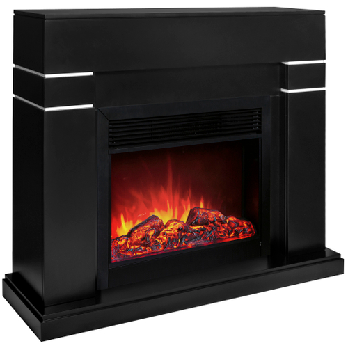 Каминокомплект Real Flame Lindelse 26 BLM с очагом Moonblaze Deluxe Black