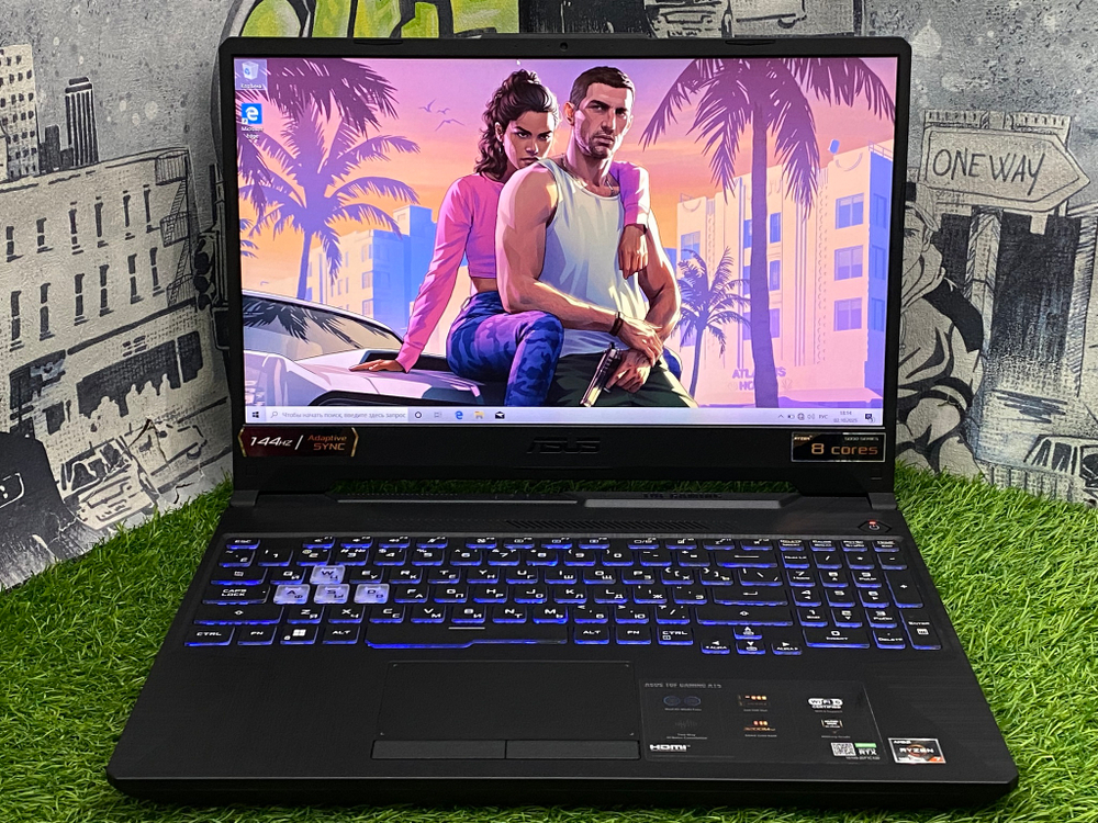 Игровой Asus 15.6 R7 5800H/RTX 3060 6GB/32GB/512GB/ IPS 144Hz/ TUF Gaming A15[FX506QM-HN053]/Windows 10