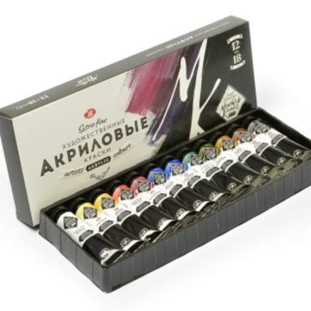 Мастер-Класс Набор акрил картон, 12шт х18 мл