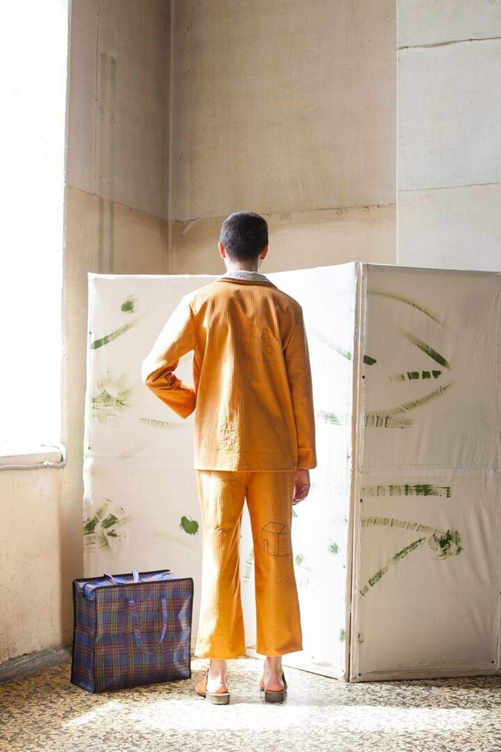 Рубашка Soeurs Embroidered Houses Suit