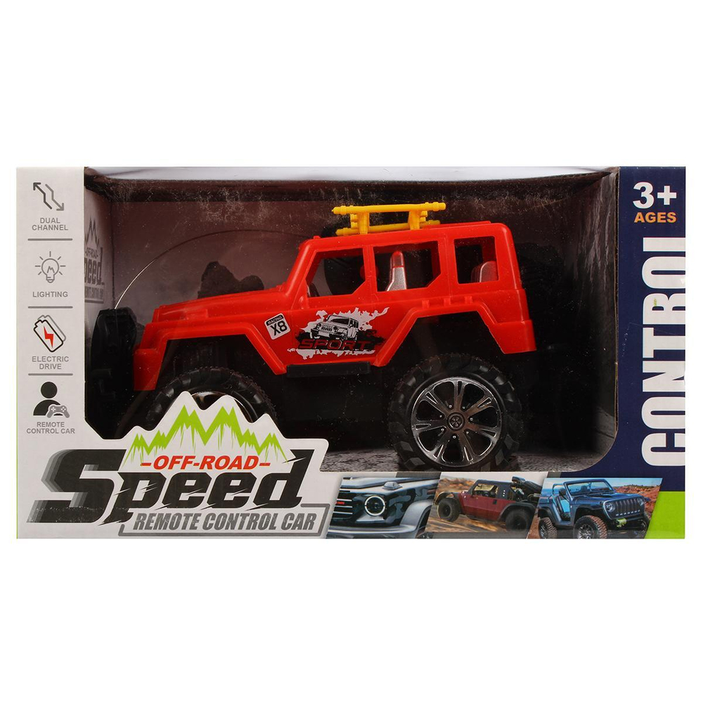 Джип на РУ (24,5*13*13): Дистанционное управление; Движение вперед/назад