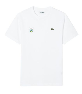 Мужская теннисная футболка Lacoste Rolex Paris Masters Edition - white